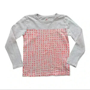 Crewcuts Heart Print Top Size 4/5